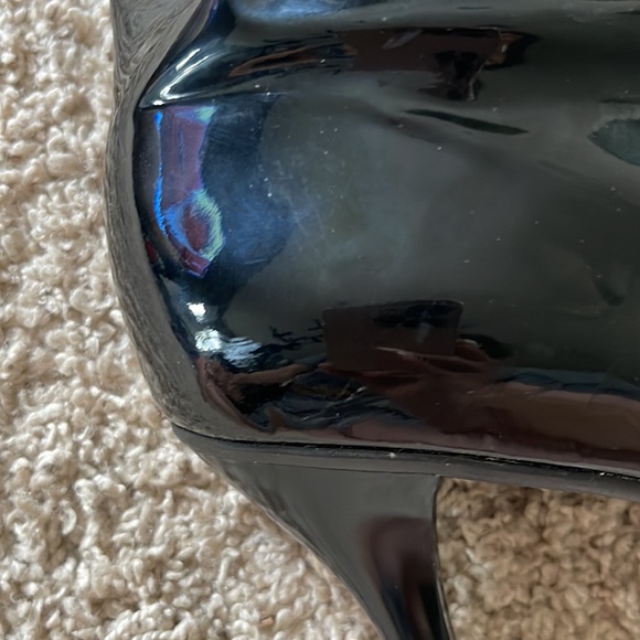 BCBG Girls Patent Black Bootie no size listed but they are 8.5 - Picture 8 of 10